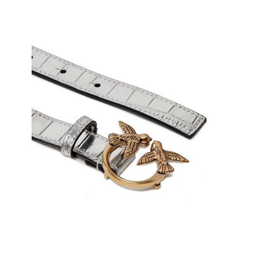 Pinko Pasek Damski Brevis H2 Belt 1H2140 A03I Srebrny Pinko L wyprzedaż MODIVO