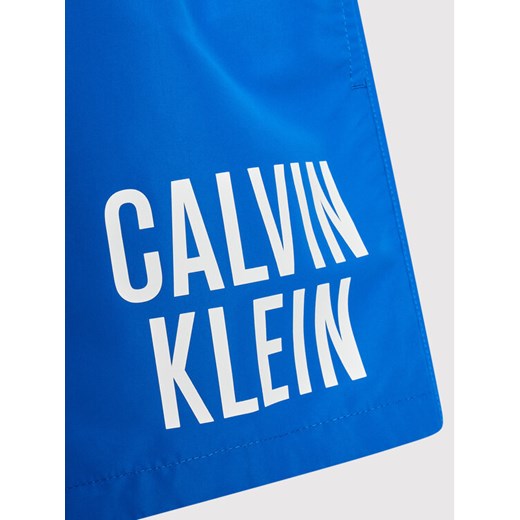 Calvin Klein Swimwear Szorty kąpielowe Intense Power KV0KV00006 Niebieski 14_16Y MODIVO promocja
