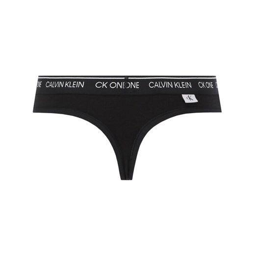 Calvin Klein Underwear Stringi 000QF5733E Czarny Calvin Klein Underwear XL MODIVO