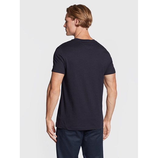 Tommy Hilfiger T-Shirt Two Tone Chest Stripe MW0MW27912 Granatowy Slim Fit Tommy Hilfiger XXL okazja MODIVO