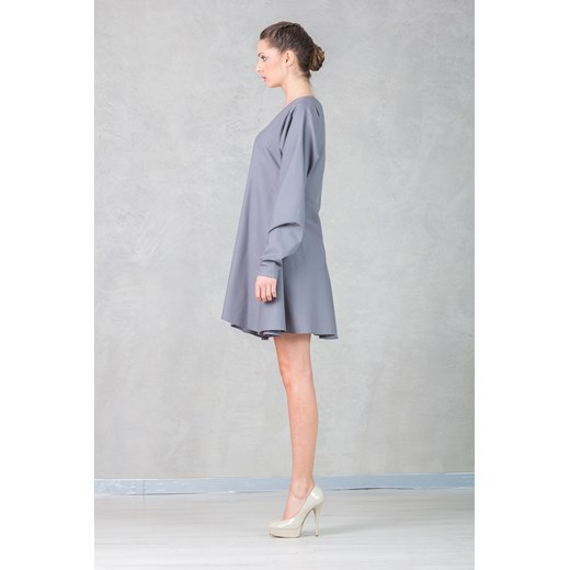 Sukienka Robe Grey showroom-pl niebieski kolorowe