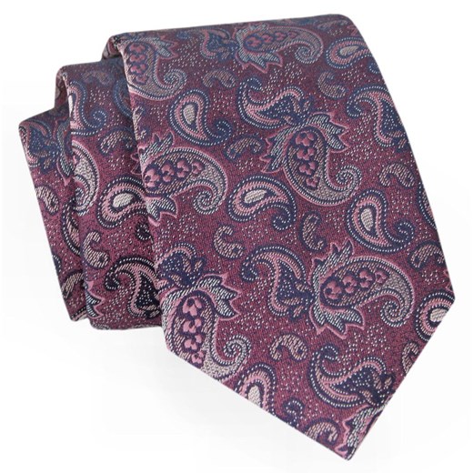 Krawat Angelo di Monti - Duży Wróz Paisley KRADM1984 ze sklepu JegoSzafa.pl w kategorii Krawaty - zdjęcie 150574652