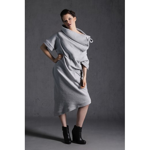 NUBEE - SUKIENKA- KANT Wełna showroom-pl szary Biustonosze