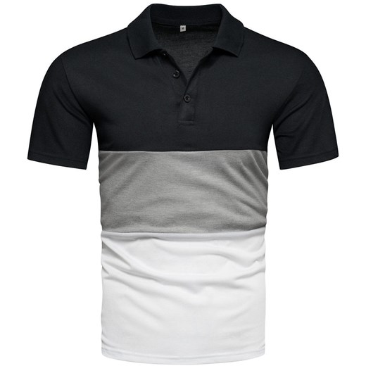Koszulka polo męska w pasy Recea ze sklepu Recea.pl w kategorii T-shirty męskie - zdjęcie 150580730