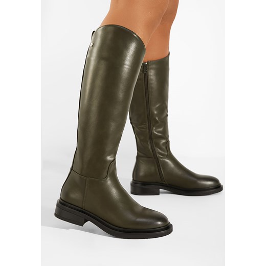 Zielone oficerki damskie Braga Zapatos 41 Zapatos