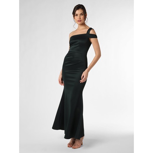 Lipsy Damska sukienka wieczorowa Kobiety jodłowy jednolity ze sklepu vangraaf w kategorii Sukienki - zdjęcie 150585974