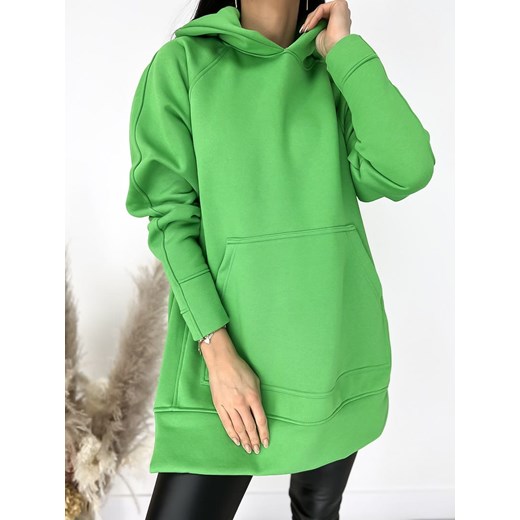 Zielona Bluza Oversize Modnakiecka.pl 2XL/3XL ModnaKiecka.pl