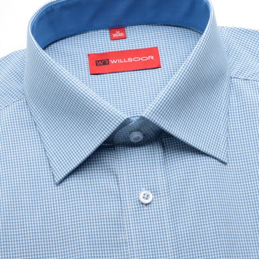 Koszula WR Slim Fit (wzrost 188/194) willsoor-sklep-internetowy niebieski klasyczny