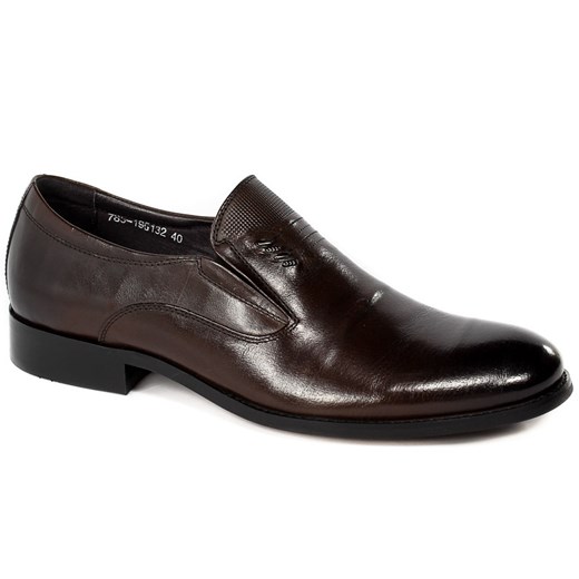 Buty eleganckie męskie BROOMAN bez zapięcia 