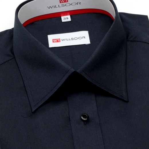 Koszula WR Classic (wzrost 176/182) z krótkim rękawem willsoor-sklep-internetowy czarny klasyczny