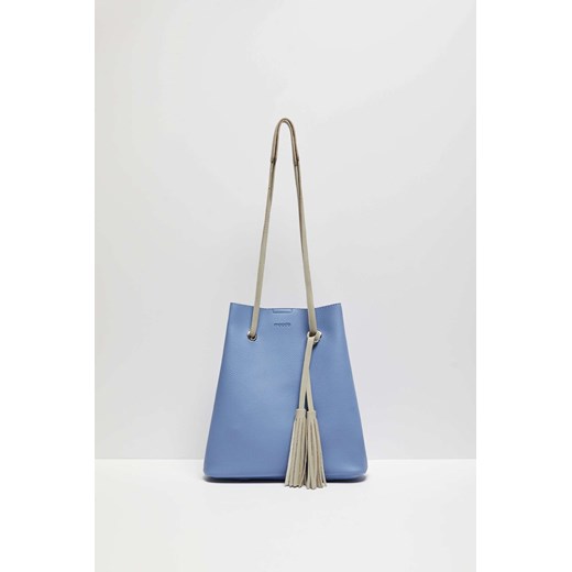 Torba typu worek niebieska ze sklepu Moodo.pl w kategorii Torby Shopper bag - zdjęcie 150642343