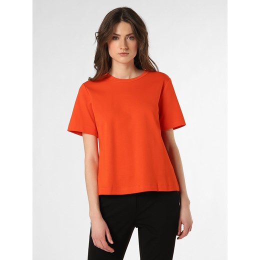 IPURI T-shirt damski Kobiety Bawełna pomarańczowy jednolity ze sklepu vangraaf w kategorii Bluzki damskie - zdjęcie 150650742
