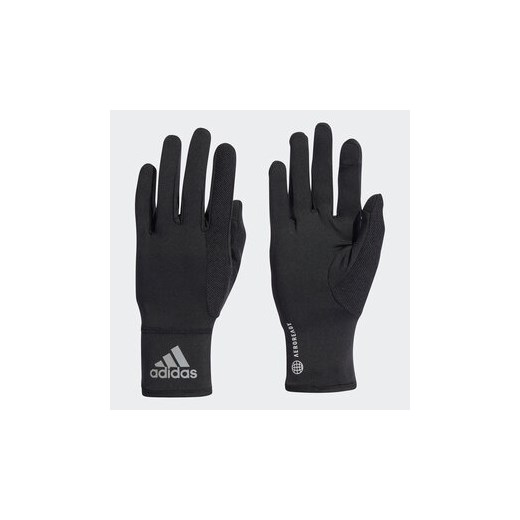 Rękawiczki adidas - Aeroready HI5635 Black M okazyjna cena eobuwie.pl