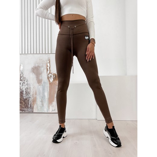 legginsy balan brązowe xl/42 ze sklepu UBRA w kategorii Spodnie damskie - zdjęcie 150701014