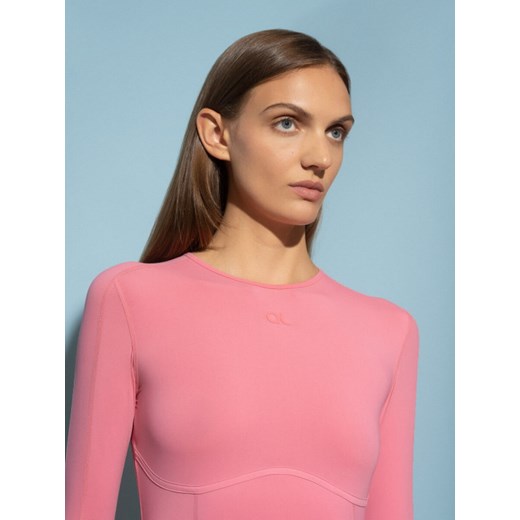 Damski longsleeve treningowy crop-top 4F X AL 4FSS22TFLOF014 M okazyjna cena Sportstylestory.com