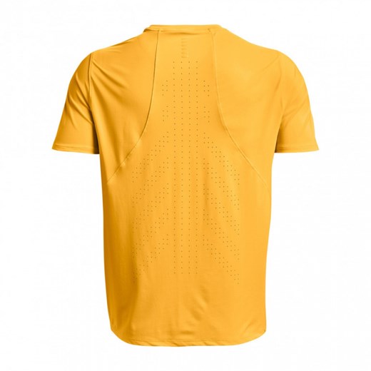 T-shirt męski Under Armour żółty z krótkim rękawem 