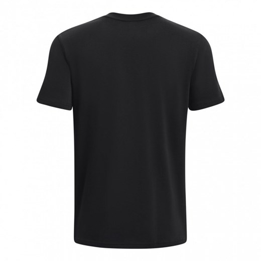 Męski t-shirt z nadrukiem Under Armour UA Logo Emb Heavyweight SS - czarny ze sklepu Sportstylestory.com w kategorii T-shirty męskie - zdjęcie 150751643