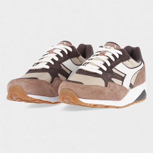Buty sportowe męskie brązowe Diadora zamszowe 