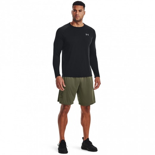Męskie spodenki treningowe UNDER ARMOUR TECH GRAPHIC SHORT - oliwkowe/khaki ze sklepu Sportstylestory.com w kategorii Spodenki męskie - zdjęcie 150765432