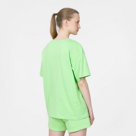 Damski t-shirt oversize CHAMPION ROCHESTER Crewneck T-shirt - zielony Champion M Sportstylestory.com