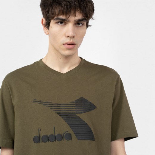 Męski t-shirt z nadrukiem DIADORA SS DRIFT Diadora L okazyjna cena Sportstylestory.com