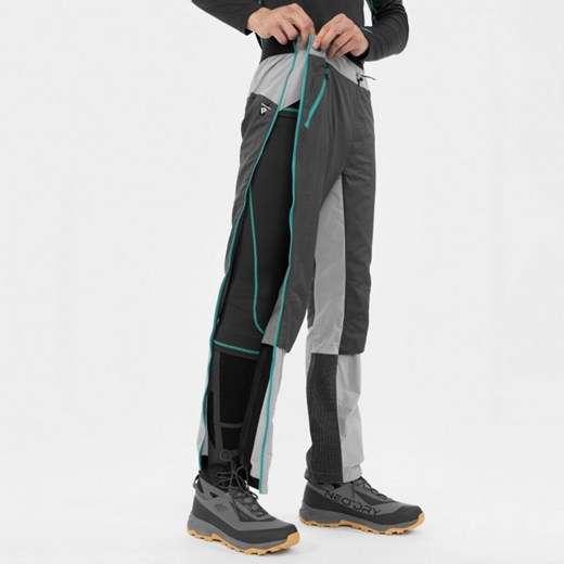 Męskie spodnie trekkingowe 4F H4Z22-SPMTR062 - grafitowe 3XL wyprzedaż Sportstylestory.com