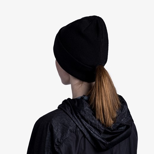 Czapka zimowa uniseks BUFF Crossknit Hat - czarna Buff One-size wyprzedaż Sportstylestory.com