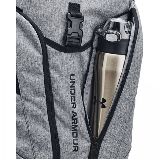 Plecak treningowy uniseks UNDER ARMOUR UA Hustle Pro Backpack - szary Under Armour One-size Sportstylestory.com