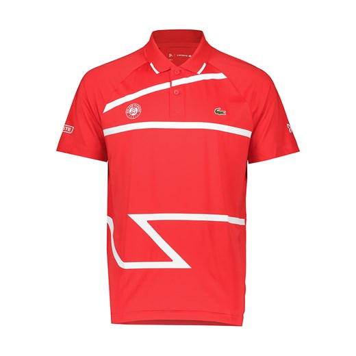 Koszulka polo w kolorze czerwonym Lacoste L okazyjna cena Limango Polska
