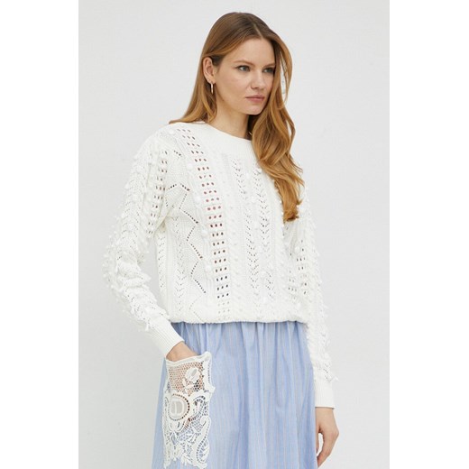 Twinset sweter damski kolor biały Twinset XS ANSWEAR.com