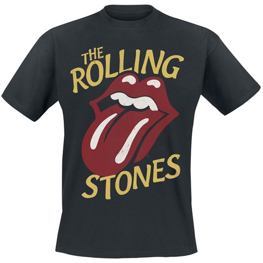 The Rolling Stones - Vintage Type Tongue - T-Shirt - czarny M, L, XL, XXL, 3XL EMP wyprzedaż