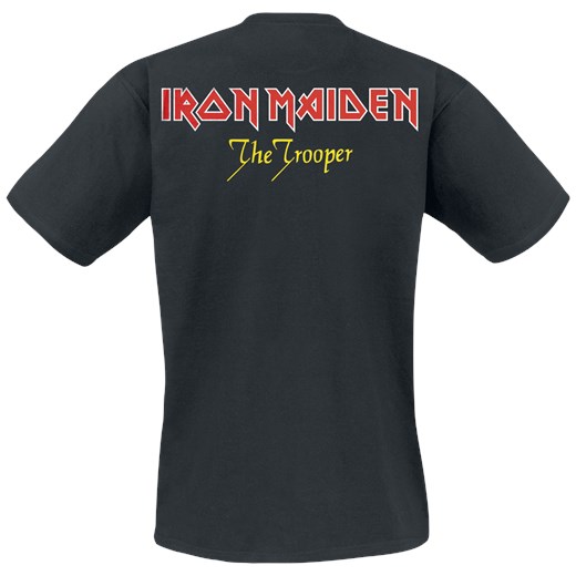 Iron Maiden - TheTrooper - T-Shirt - czarny M, L, XL, XXL, 3XL, 4XL, 5XL wyprzedaż EMP