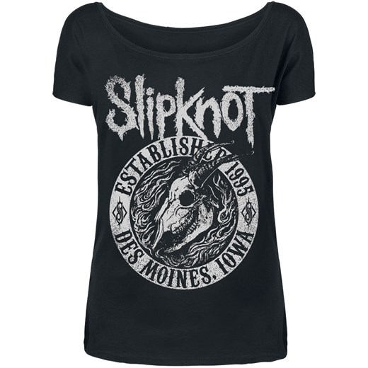 Slipknot - Flaming Goat - T-Shirt - czarny M, XXL, 3XL, 4XL, 5XL EMP