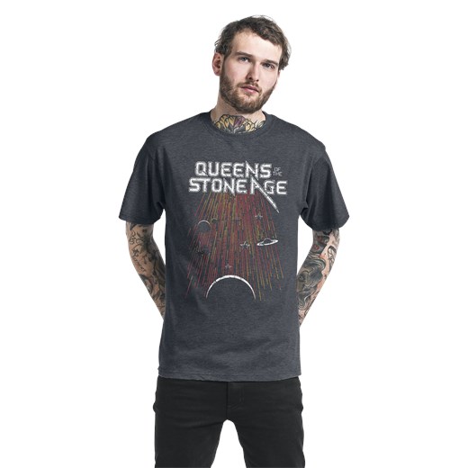 Queens Of The Stone Age - Meteor Shower - T-Shirt - odcienie szarego S, M, L, XL, XXL EMP