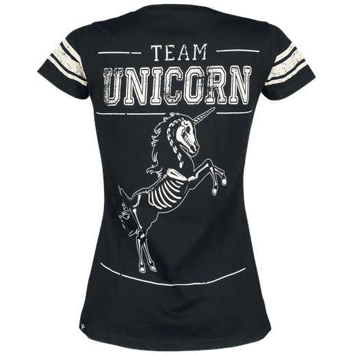 Jednorożec - Team Unicorn - T-Shirt - czarny S, M, L EMP