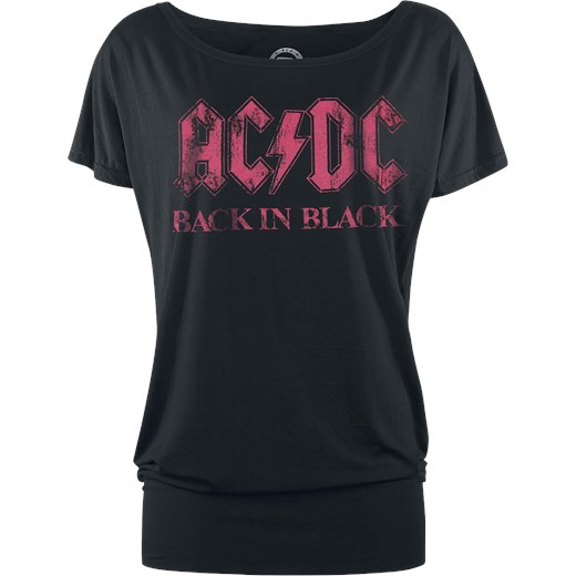 AC/DC - Back in Black - T-Shirt - czarny XS, S, L, XL, XXL, 4XL, 5XL EMP