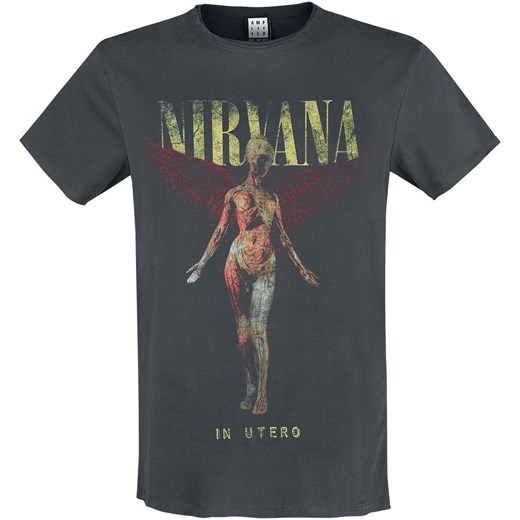 Nirvana - Amplified Collection - In Utero - T-Shirt - ciemnoszary S, M, L, XXL, 3XL EMP