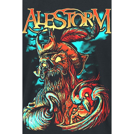 Alestorm - Get Drunk Or Die - T-Shirt - czarny M, L, XL, XXL, 3XL, 4XL EMP