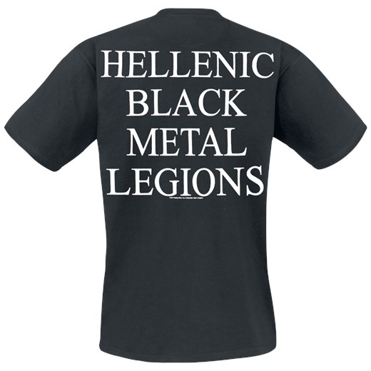 Rotting Christ - Hellenic Black Metal Legions - T-Shirt - czarny S, M, L, XL, XXL promocyjna cena EMP