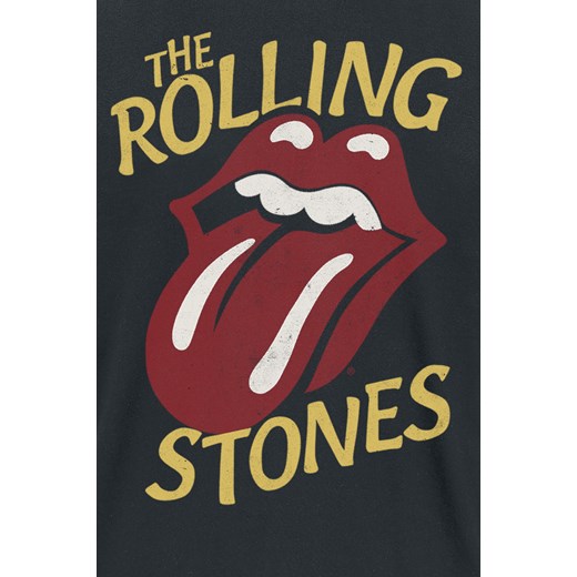The Rolling Stones - Vintage Type Tongue - T-Shirt - czarny M, L, XL, XXL, 3XL EMP okazja