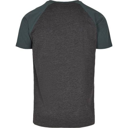 Urban Classics - Raglan Contrast Tee - T-Shirt - ciemnoszary zielony S, M, L, XL, XXL, 3XL, 5XL EMP