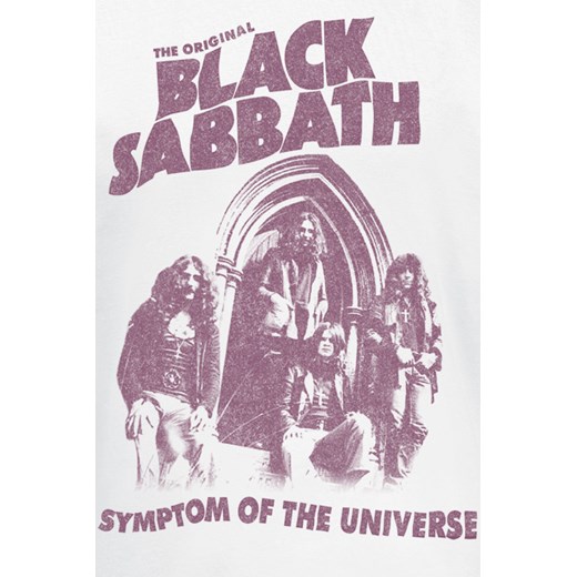 Black Sabbath - Symptom Of The Universe - T-Shirt - biały M, L, XL, XXL EMP