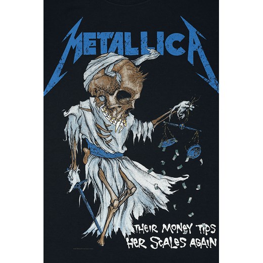 Metallica - Tip Scales - T-Shirt - czarny M, L, XXL, 3XL wyprzedaż EMP