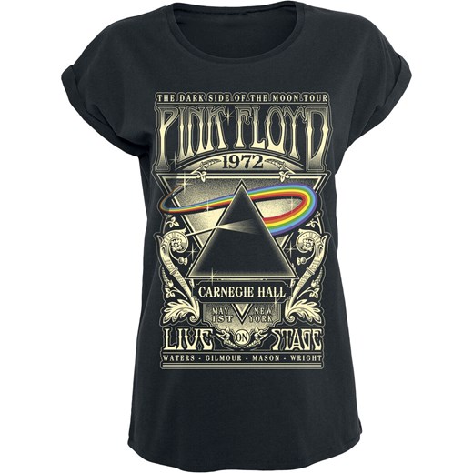 Pink Floyd - The Dark Side Of The Moon - Live On Stage 1972 - T-Shirt - czarny S, M, L, XL, 3XL EMP