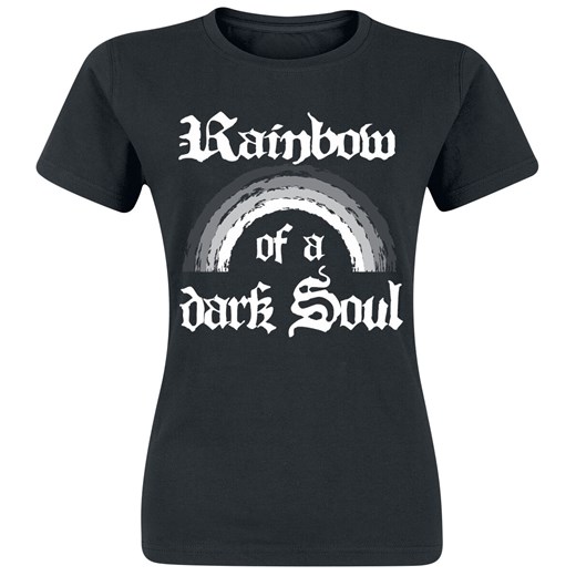 Sprüche - Rainbow Of A Dark Soul - T-Shirt - czarny S, M, L, XL, XXL EMP