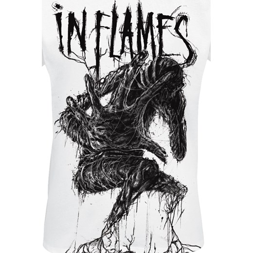 In Flames - Big Creature - T-Shirt - biały S, M, L, XL, XXL EMP