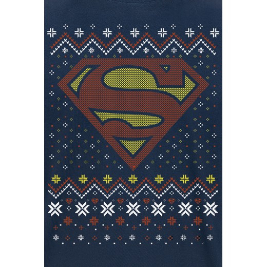 Superman - Merry Christman - T-Shirt - niebieski S, M, L, XL, XXL EMP