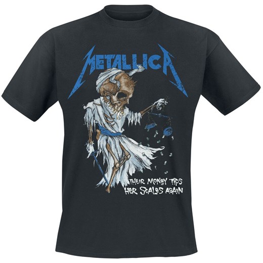 Metallica - Tip Scales - T-Shirt - czarny M, L, XXL, 3XL wyprzedaż EMP