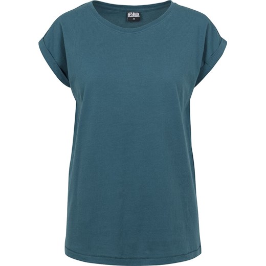 Urban Classics - Ladies Extended Shoulder Tee - T-Shirt - niebieski (Petrol) XS, S, M, L, XL, XXL, 3XL, 4XL, 5XL EMP