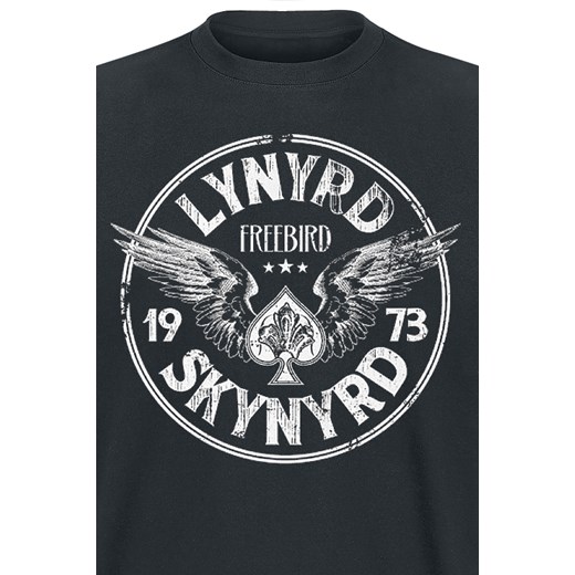 Lynyrd Skynyrd - Black Freebird `73 Wings - T-Shirt - czarny M, L, XL, XXL EMP